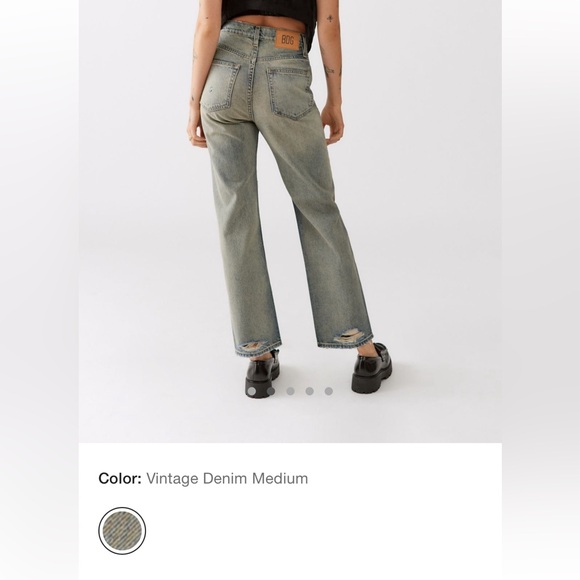 BDG high-wasted cowboy jeans - vintage distressed - Picture 5 of 10